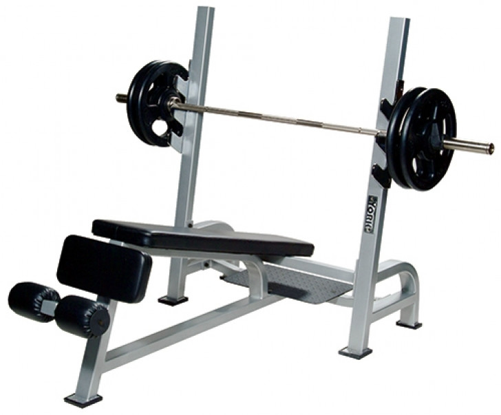 Picture of Olympic Decline Bench With Gun Racks