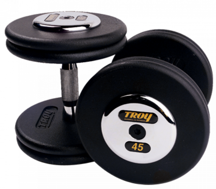 Picture of TROY Pro Style Dumbbells - Black Textured