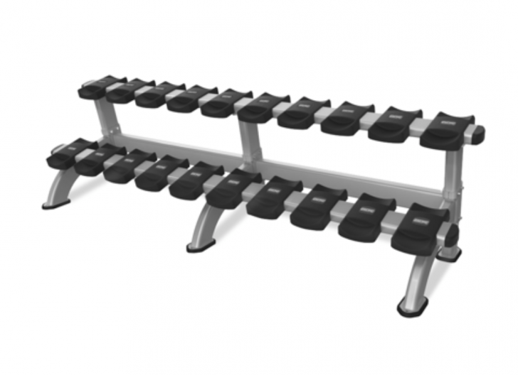 Picture of Instinct® Double Dumbbell Rack Model 9NP-R8010 (10-PAIR/2-TIER)
