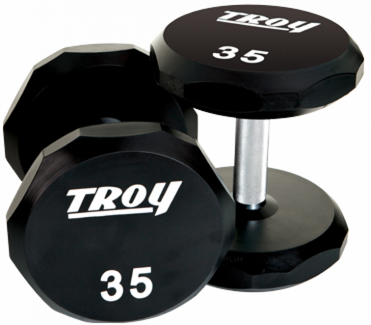 Picture of Troy Urethane 12-sided dumbbells-55-75 LB