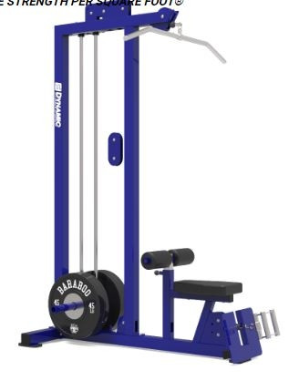 PLATE LOADED LAT/ROW MACHINE
