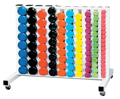 Vinyl Round Club Pack w/ Vinyl Fitbell Rack  Item #15011