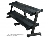 2 Tier Tray Dumbell Rack (Holds 10 pairs)  Item #69128